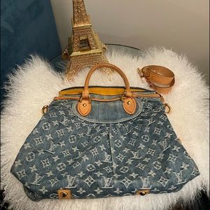 SOLD-Louis Vuitton vintage denim bag